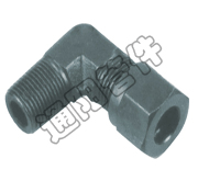 Ferrule sets of cone-rectangular tube threaded joints